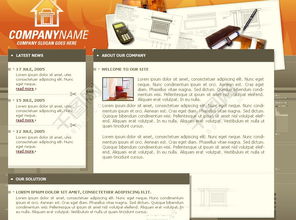 免費(fèi)HTML+CSS網(wǎng)頁模板下載 信息技術(shù)產(chǎn)品設(shè)計(jì)模板（編號(hào)15050470）